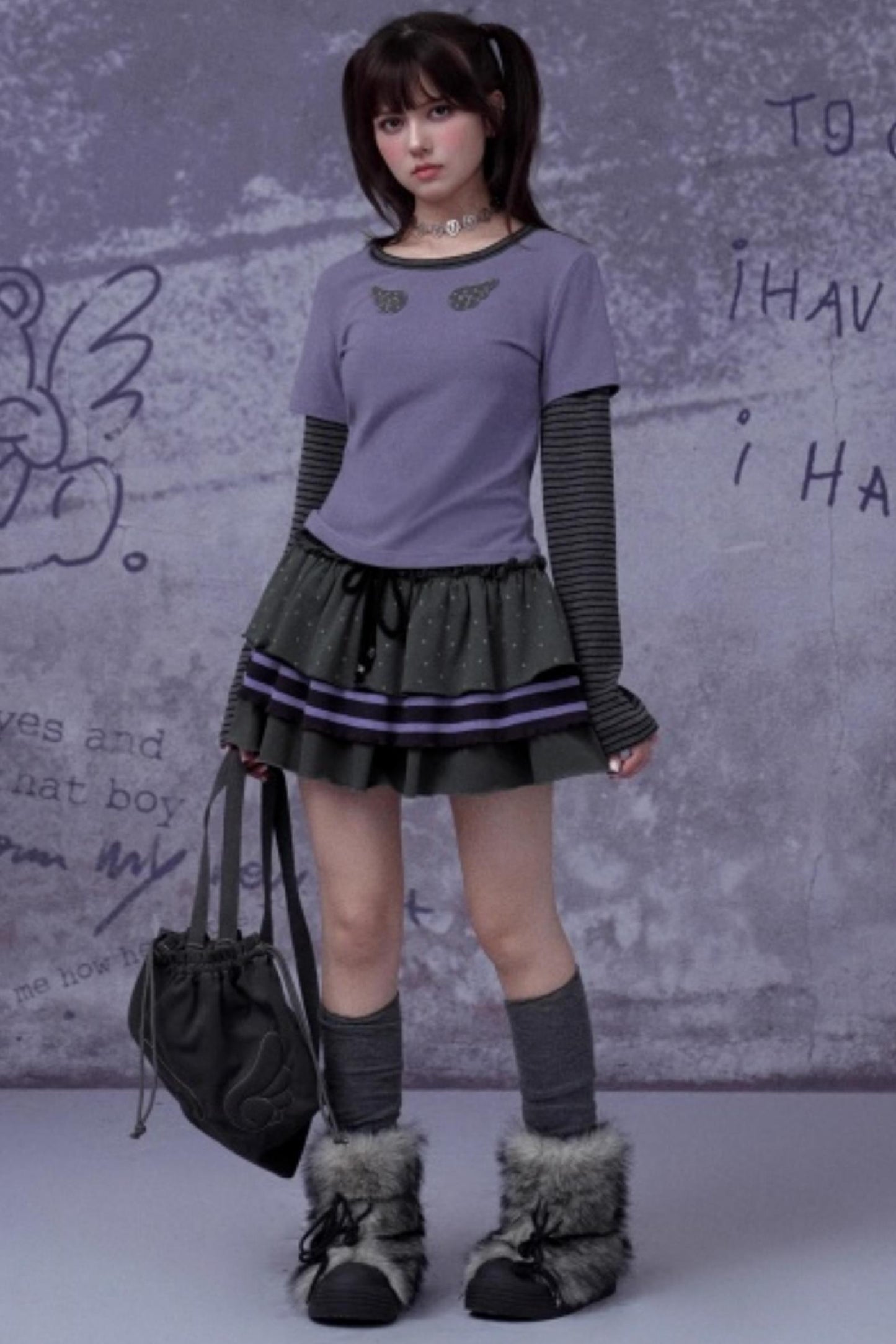 Energetic Striped Autumn Top