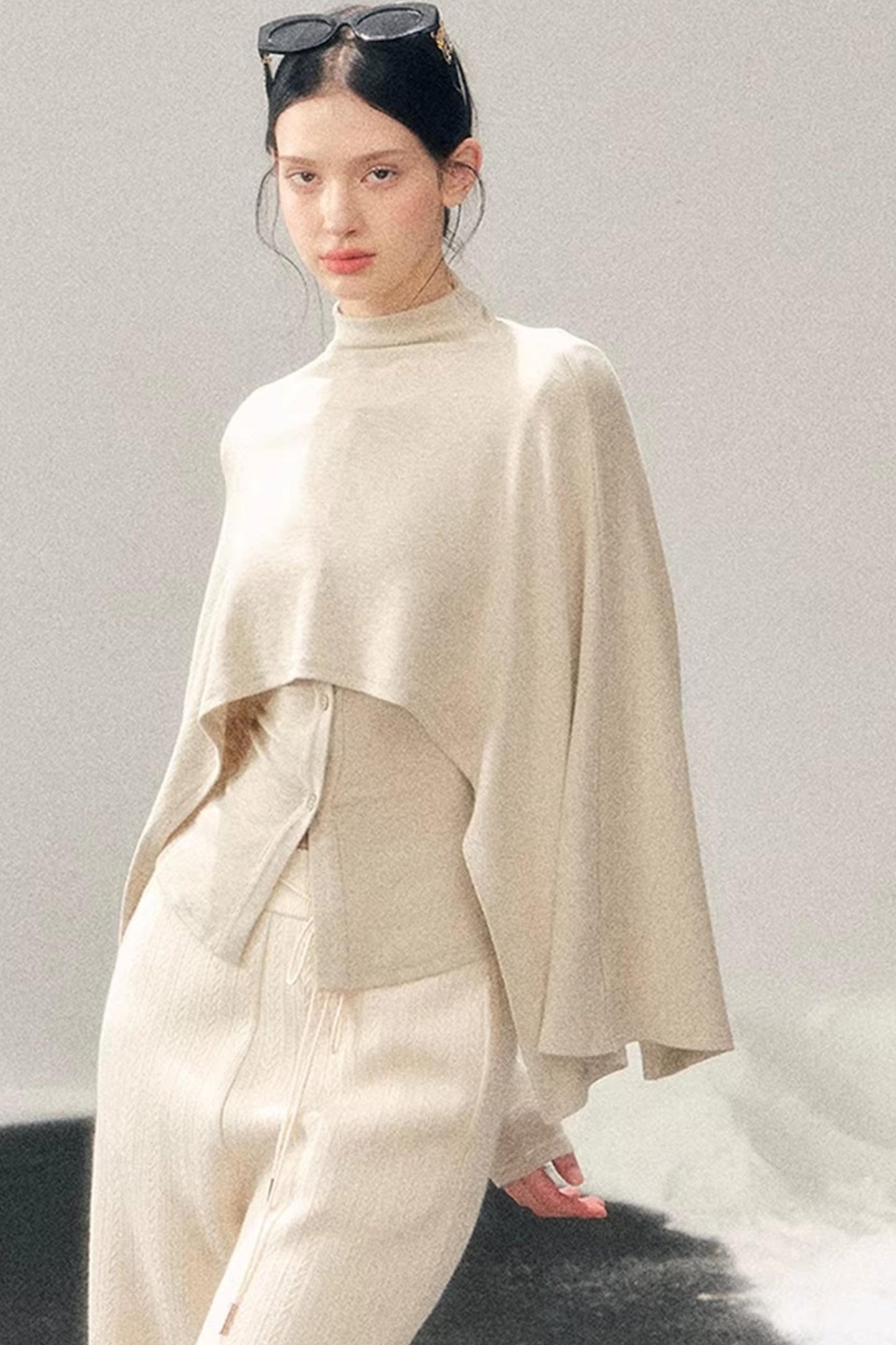 Moss Pattern Long Sleeve Top Set