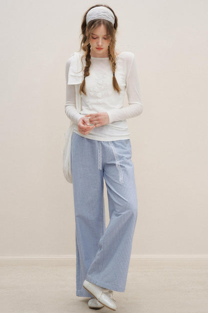 Lattice Loungewear Top