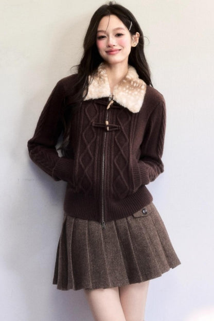 Little Deer Vintage Knit Sweater