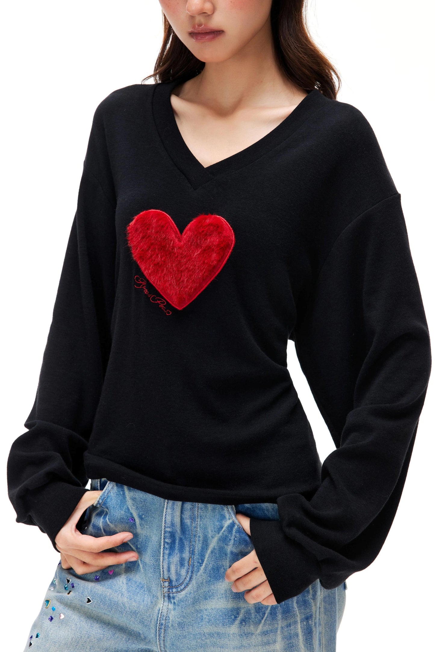 Faux Fur Off-Shoulder Top