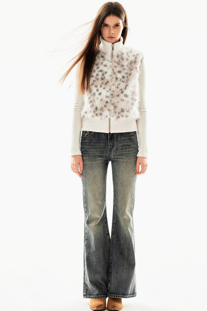 Leopard Print Patchwork Jacket