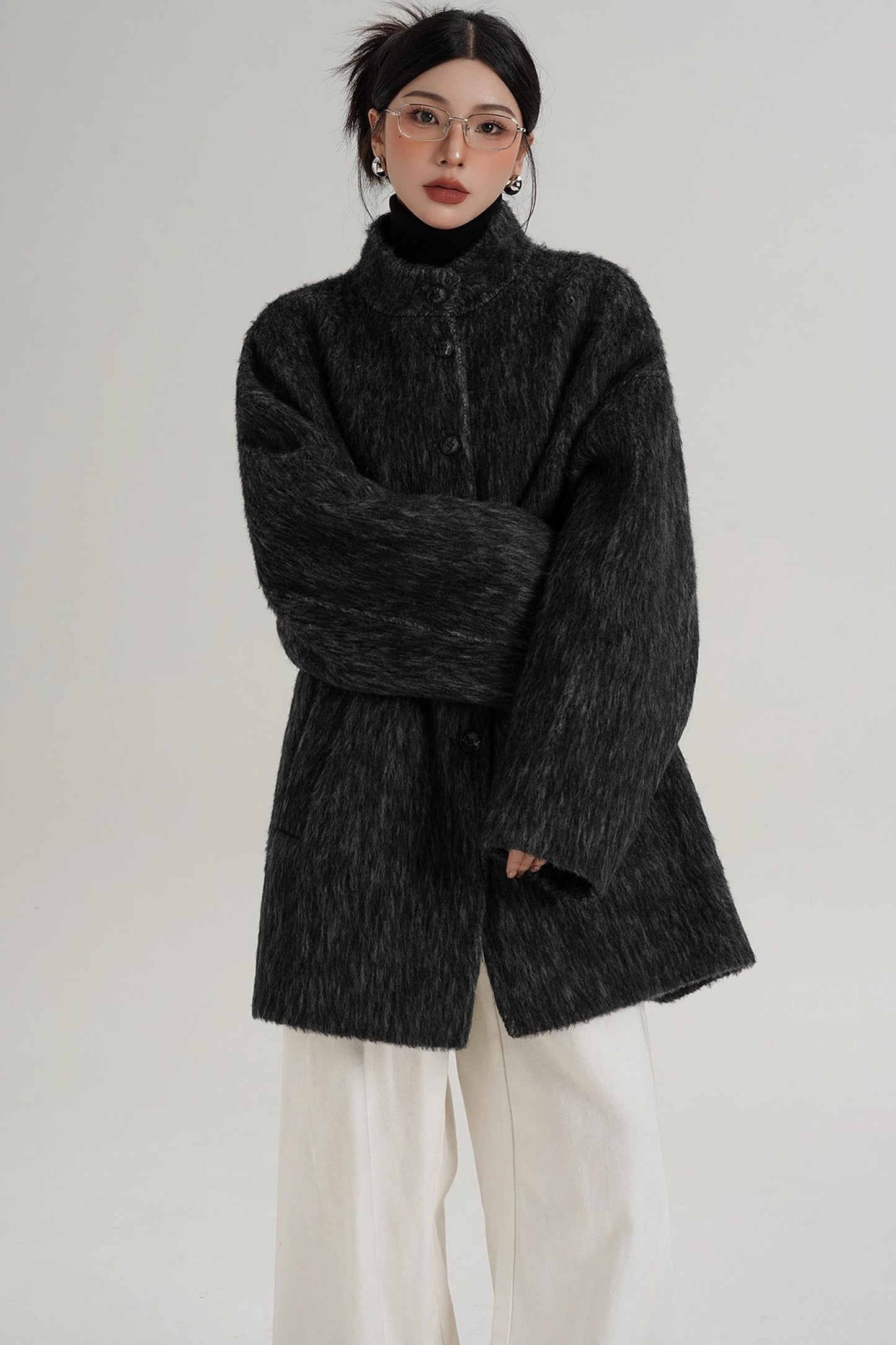 Elegant reversible Wool Coat