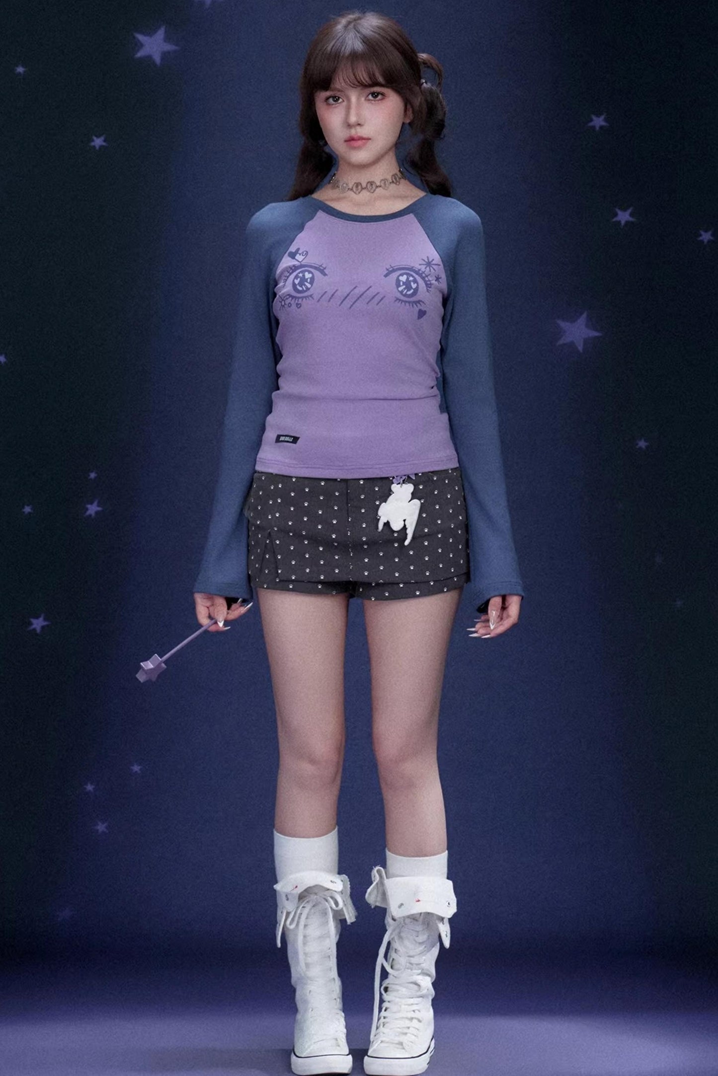 Comic Eye Raglan T-Shirt