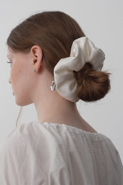 Satin Glitter Hair Ribbon