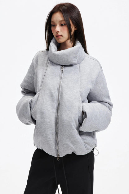 Gray White Duck Down Jacket