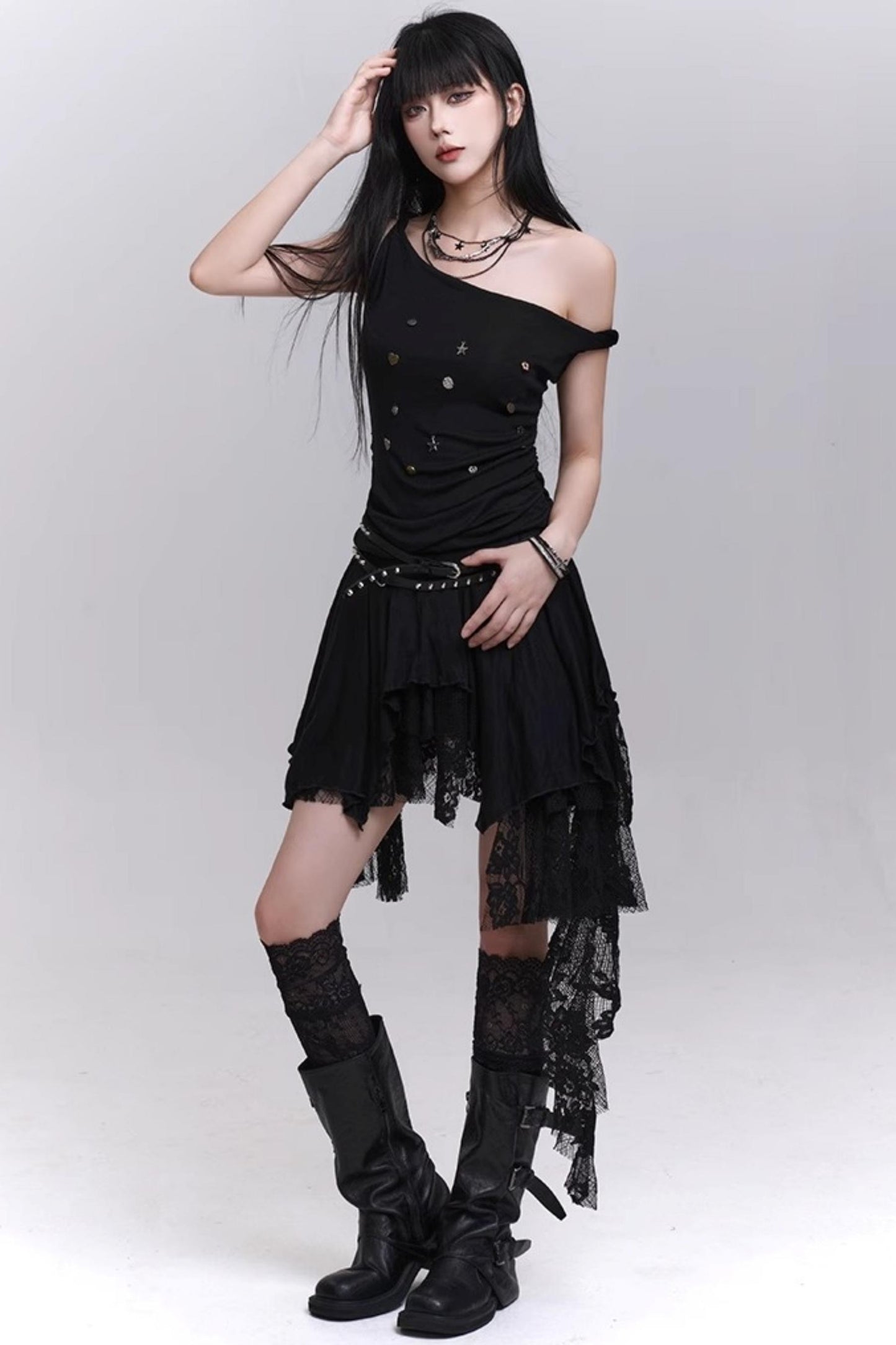 Summer Lace Halter Skirt