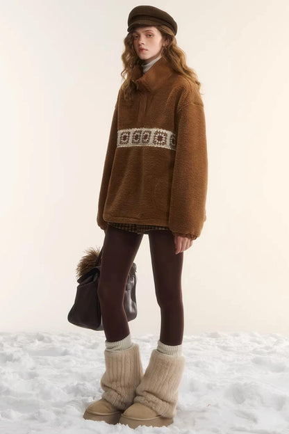 Crochet Floral Patchwork Jacket