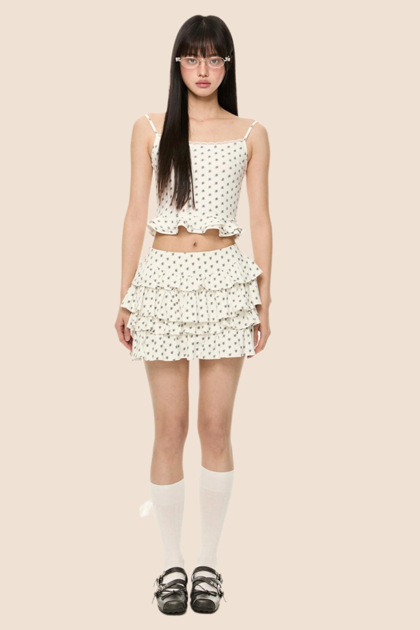 White Cardigan Set-Up