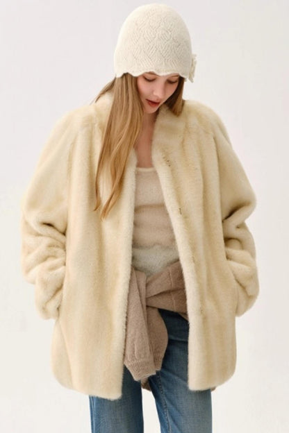 Retro Wool Blended Cardigan Set-Up