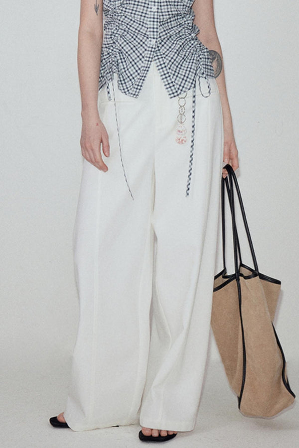 Summer Plaid Shirt Pants Set-Up