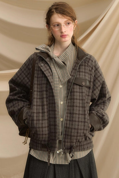 Vintage Bow Strap Striped Shirt