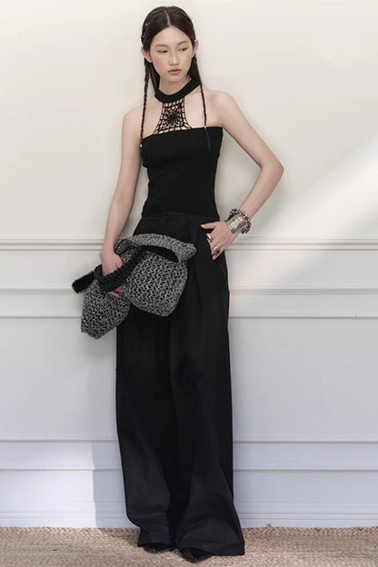 Weave Knit Bustier Top