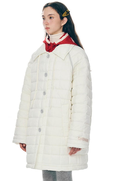 Light Quilted Mid-Length Coat