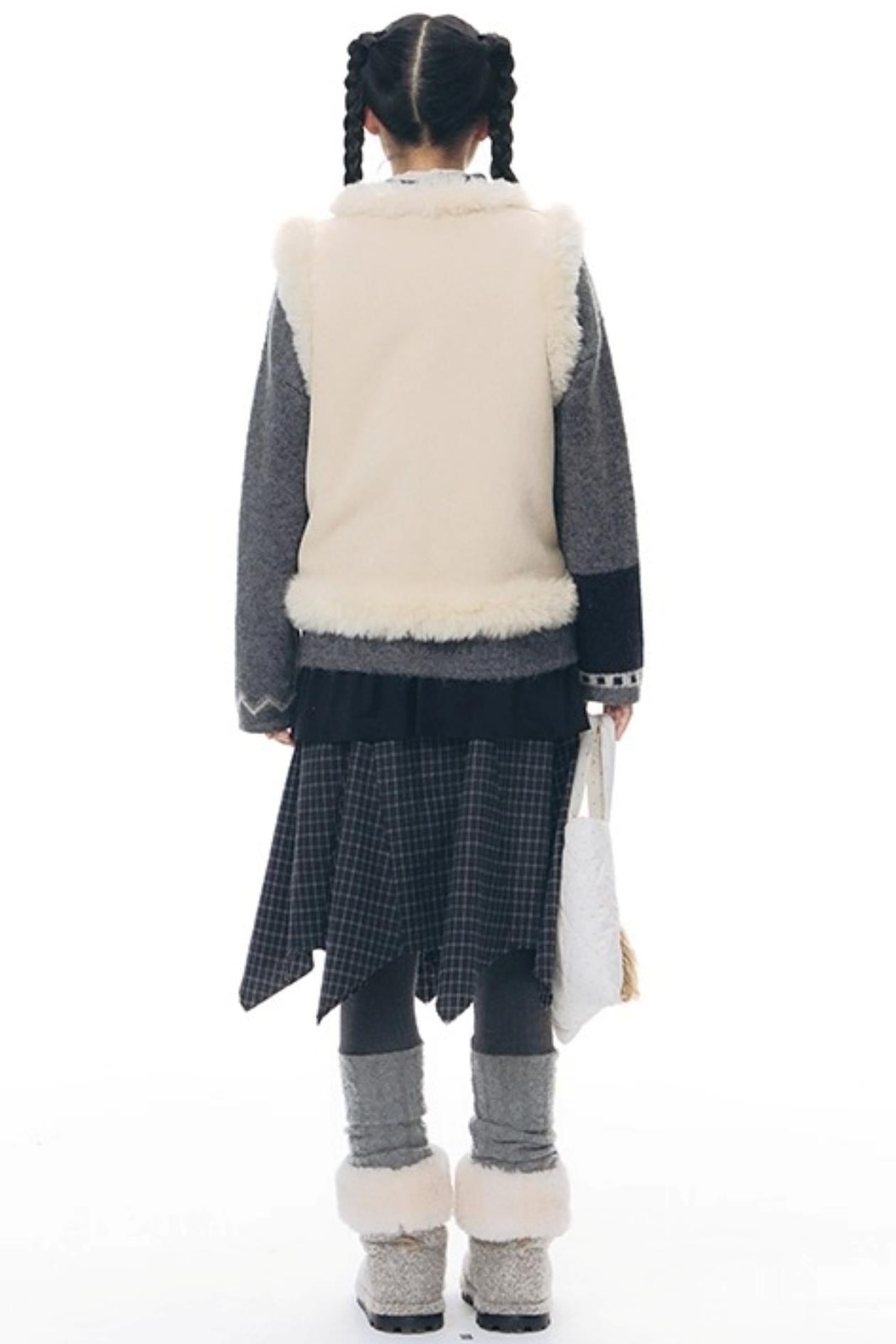 Vintage Reversible Suede Vest Jacket