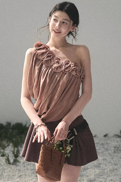 Ruffled Off-Shoulder Top