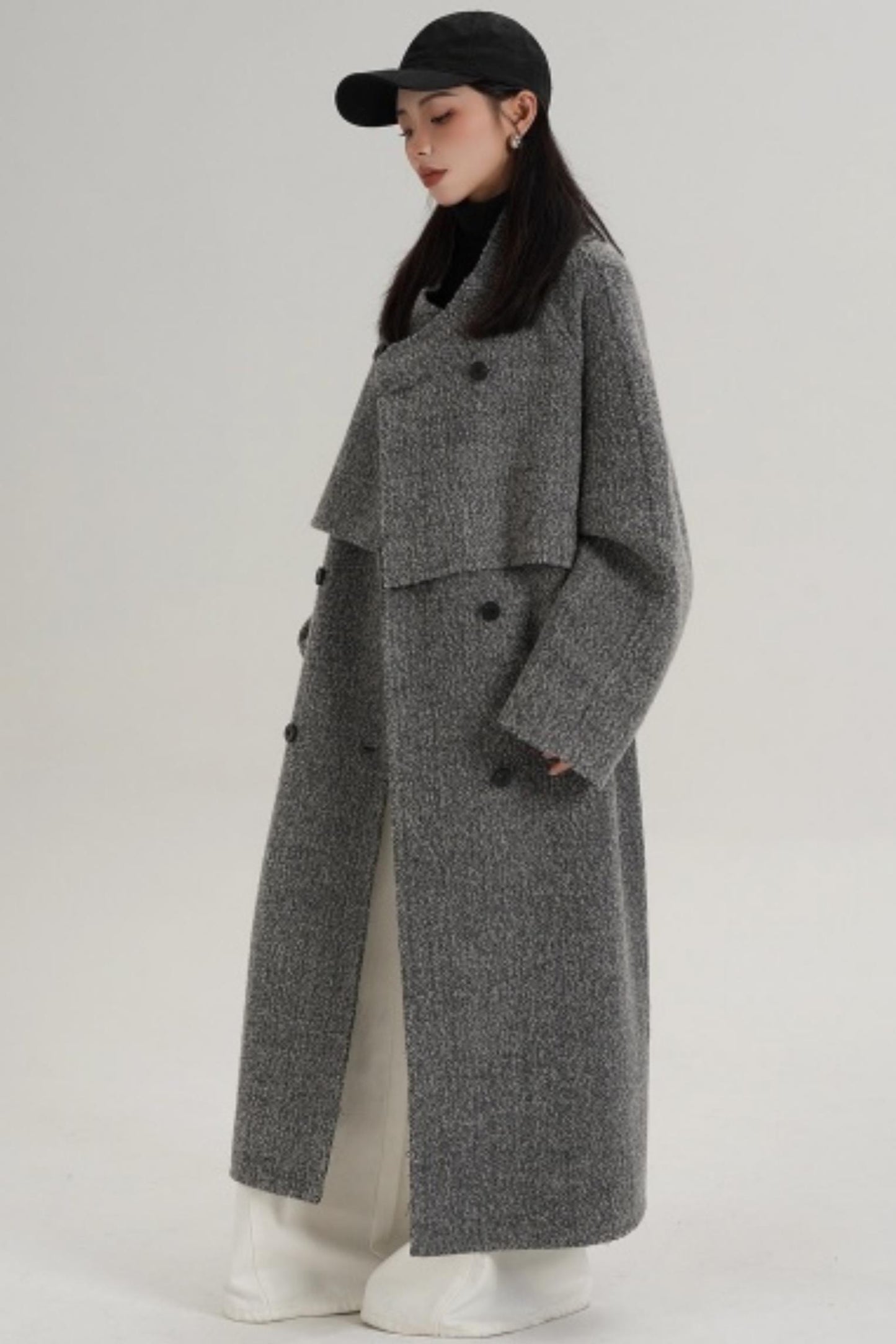 Double-Sided Wool Winter Coat