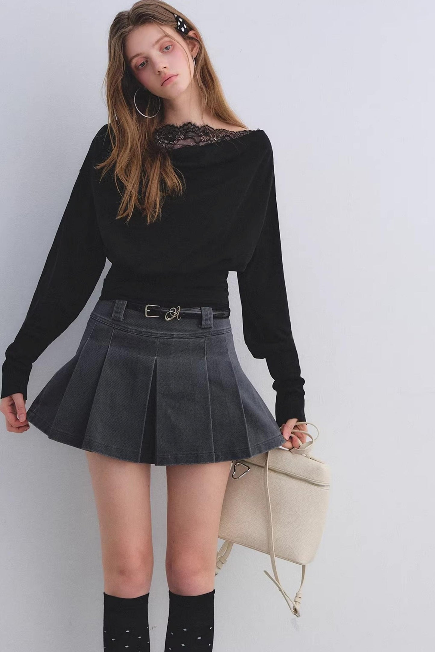 Love Asgony Off-Shoulder Top set-Up