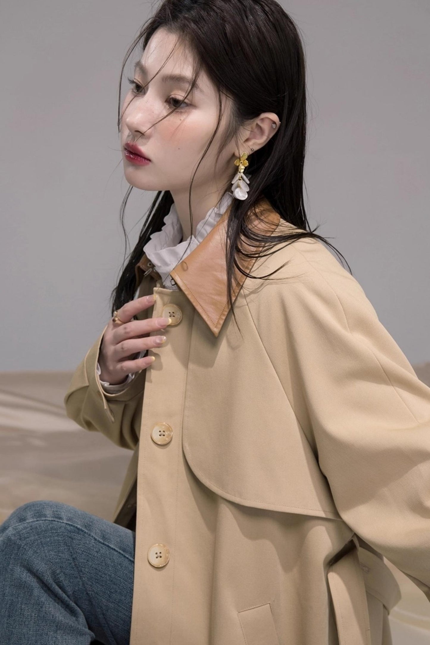 Nuansha Custom Wool Trench Coat