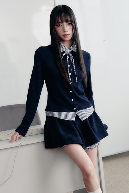 Korean High School Style Two-Piece Set-Up