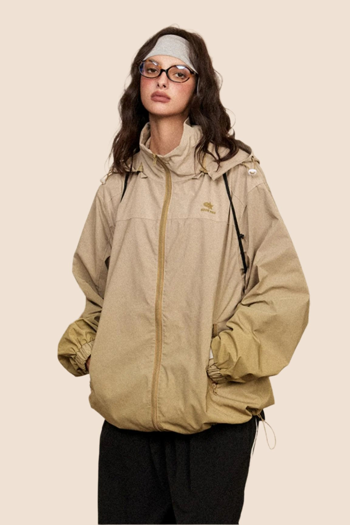 Gradient Contrast Windproof Softshell Jacket