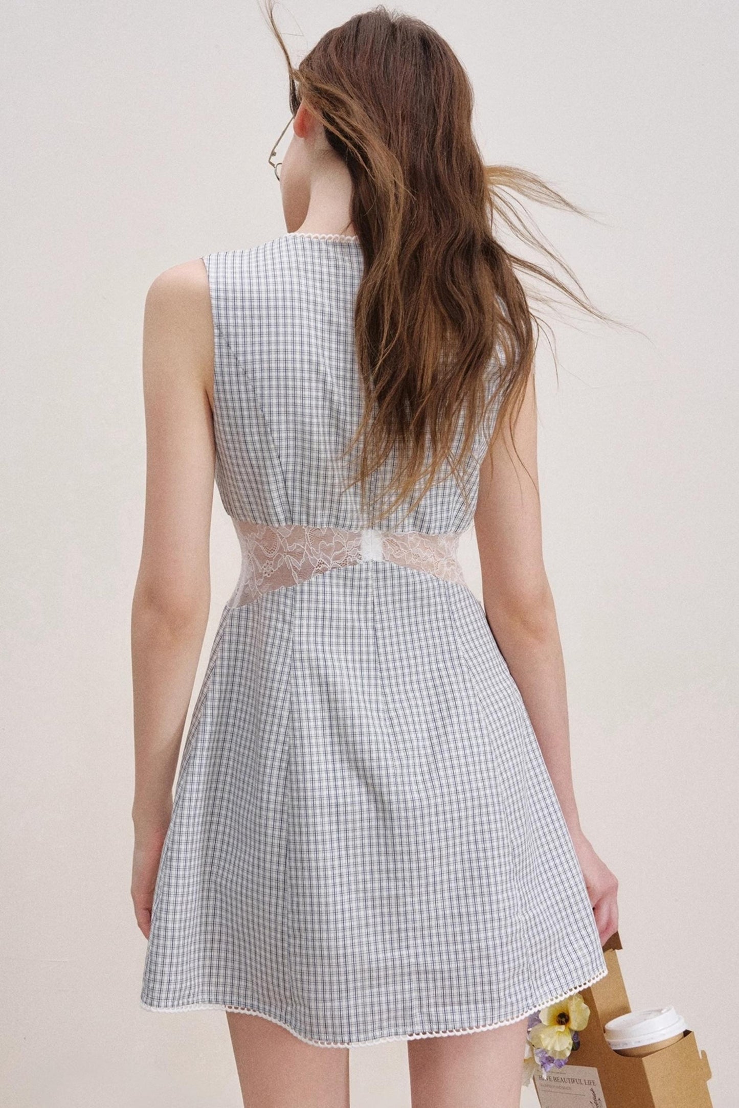 Romantic Lace Bow Dress