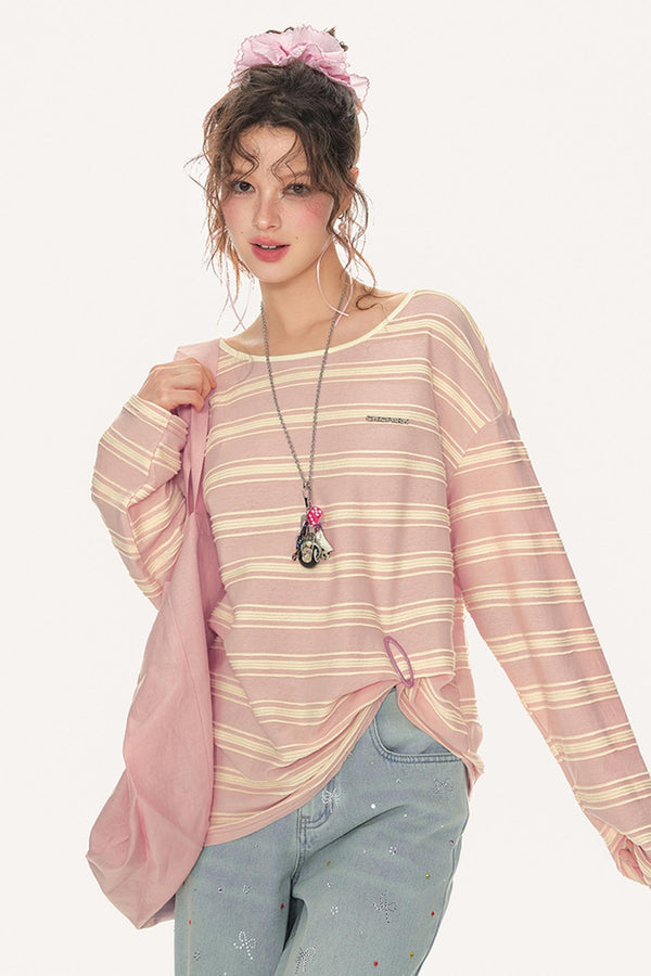 Striped Long Sleeve T-Shirt