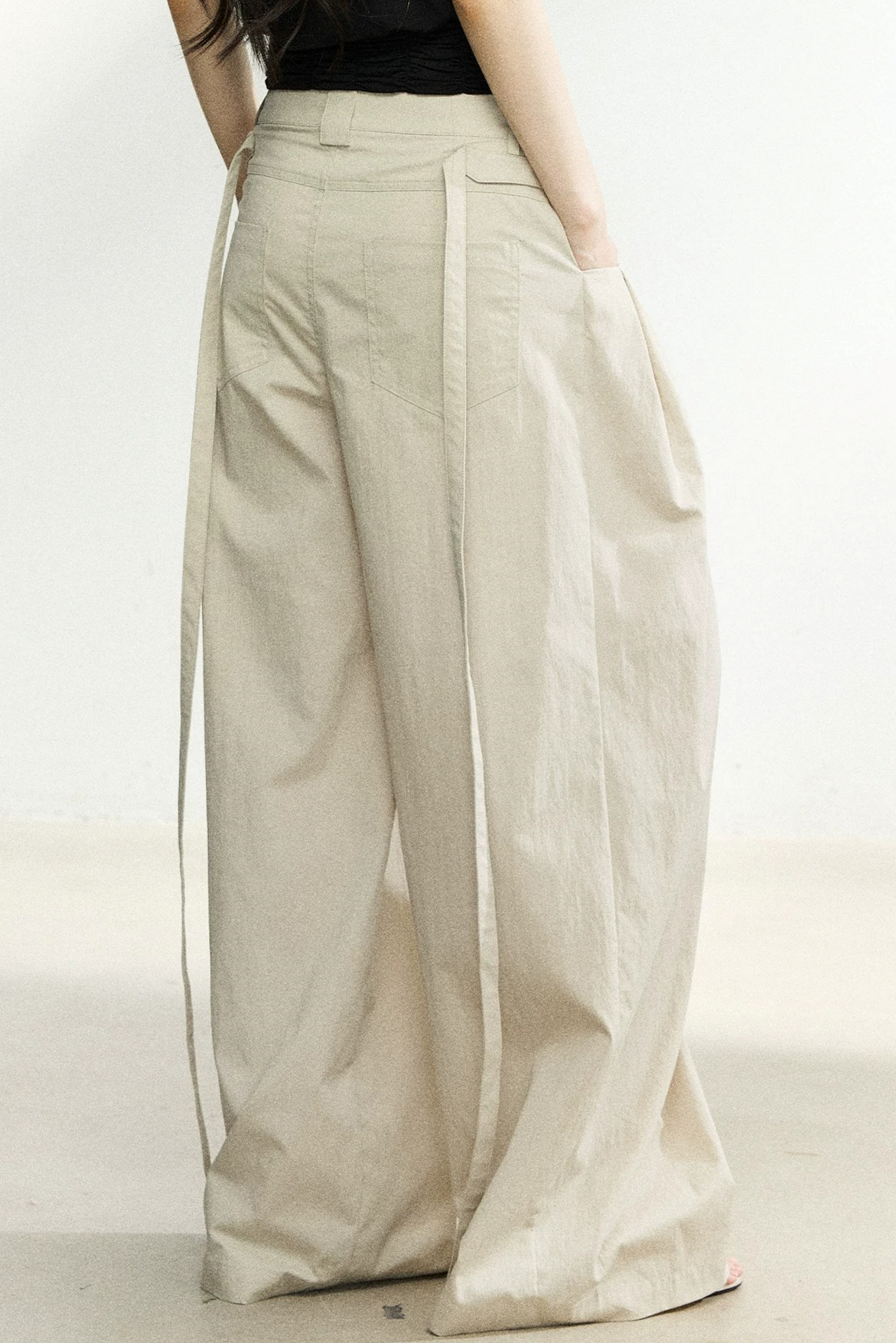 Summer High-Waisted Wide-Leg Pants