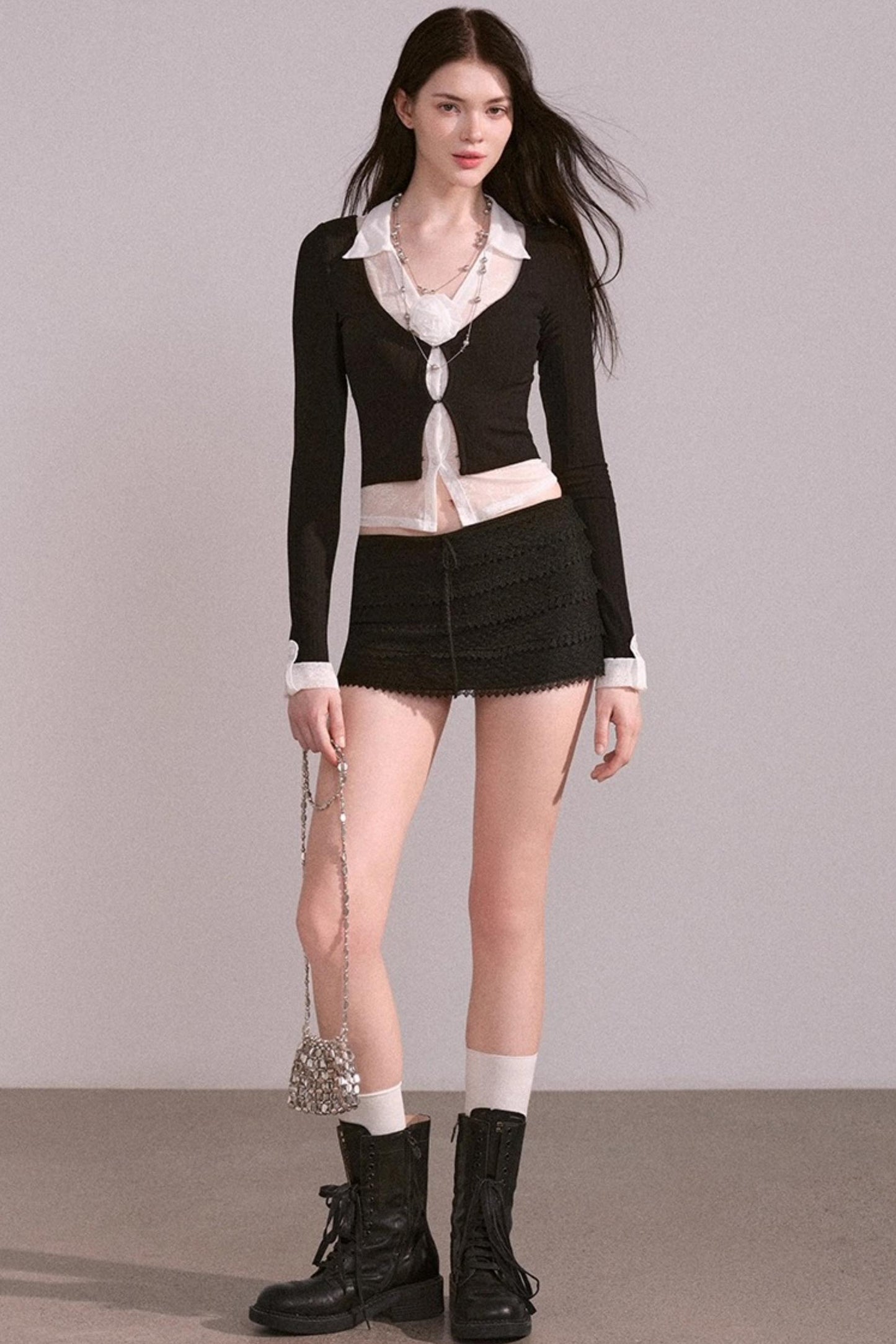 Luxury V-Neck Sweater Top