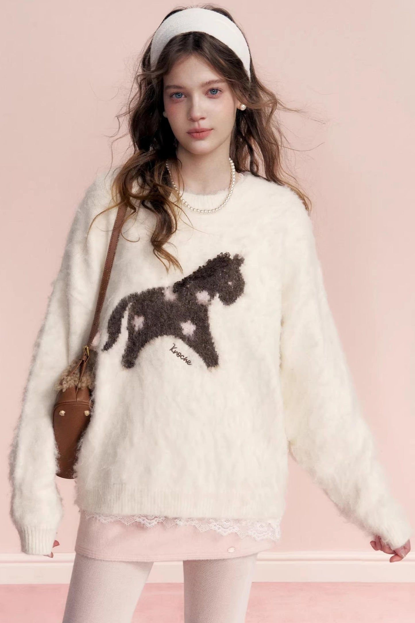 Floral Wool Jacquard Sweater