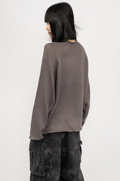 Autumn Vintage Crew Knit Top