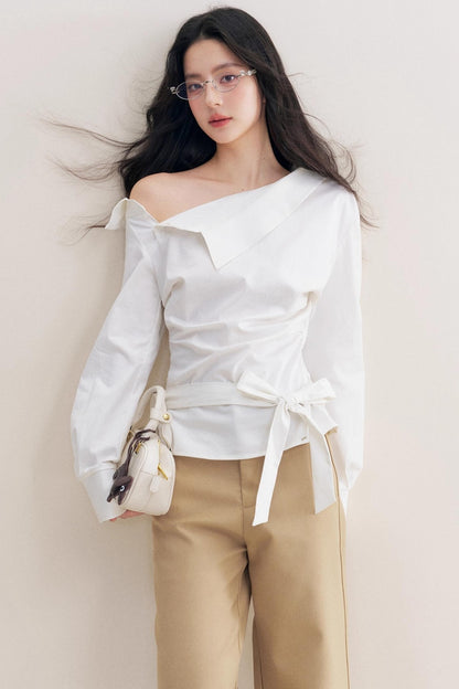 Lace Paneled Wide Pants