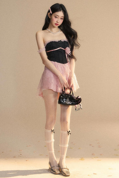 Slim Fit Cake Skirt Dress