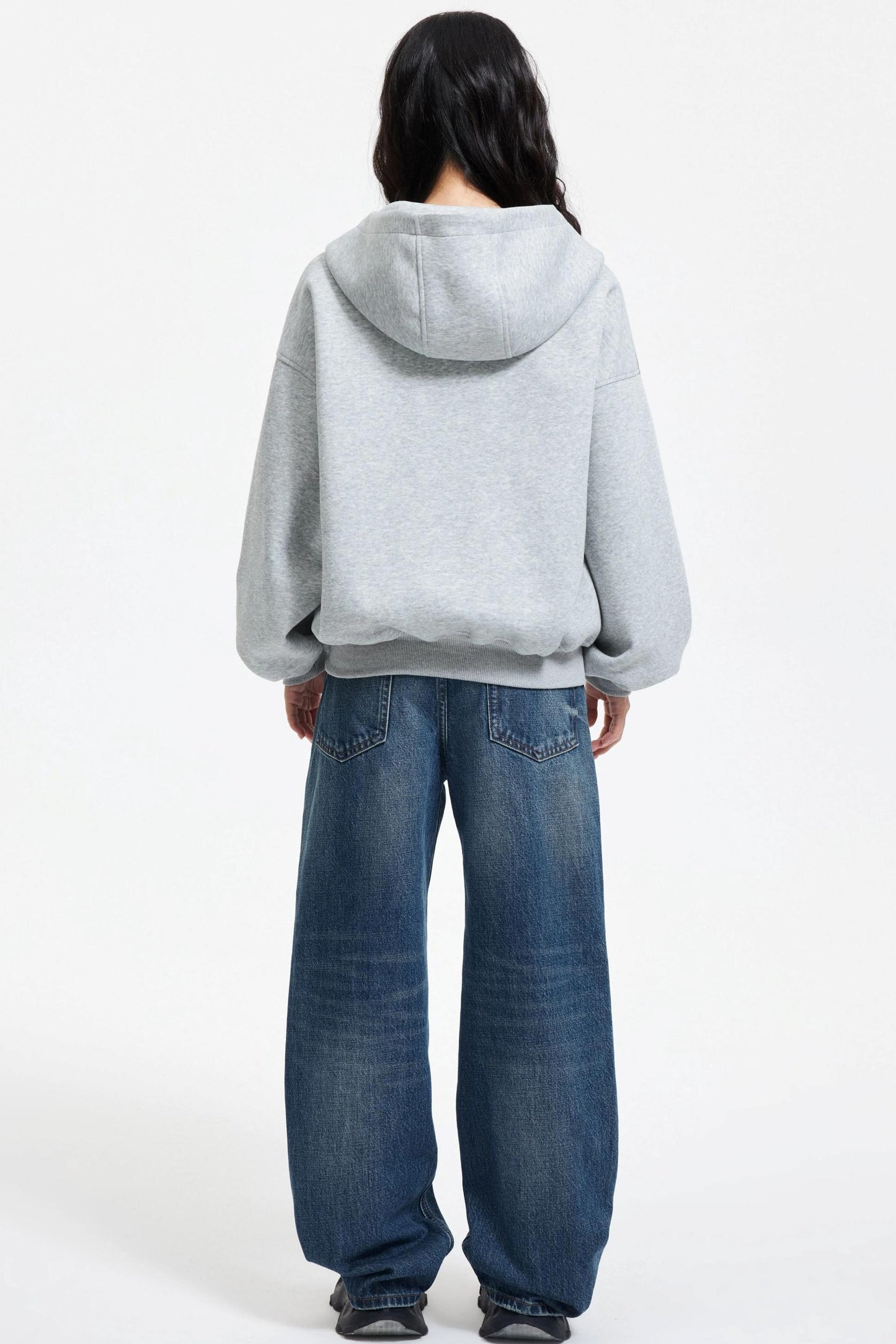 Retro Hooded Zip-Up Jacket