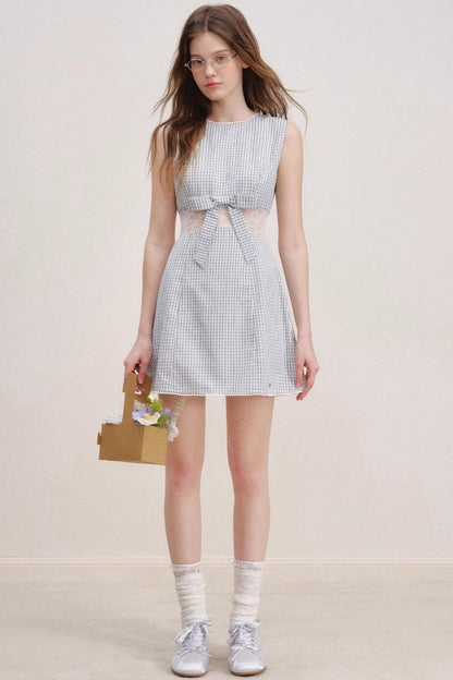 Romantic Lace Bow Dress