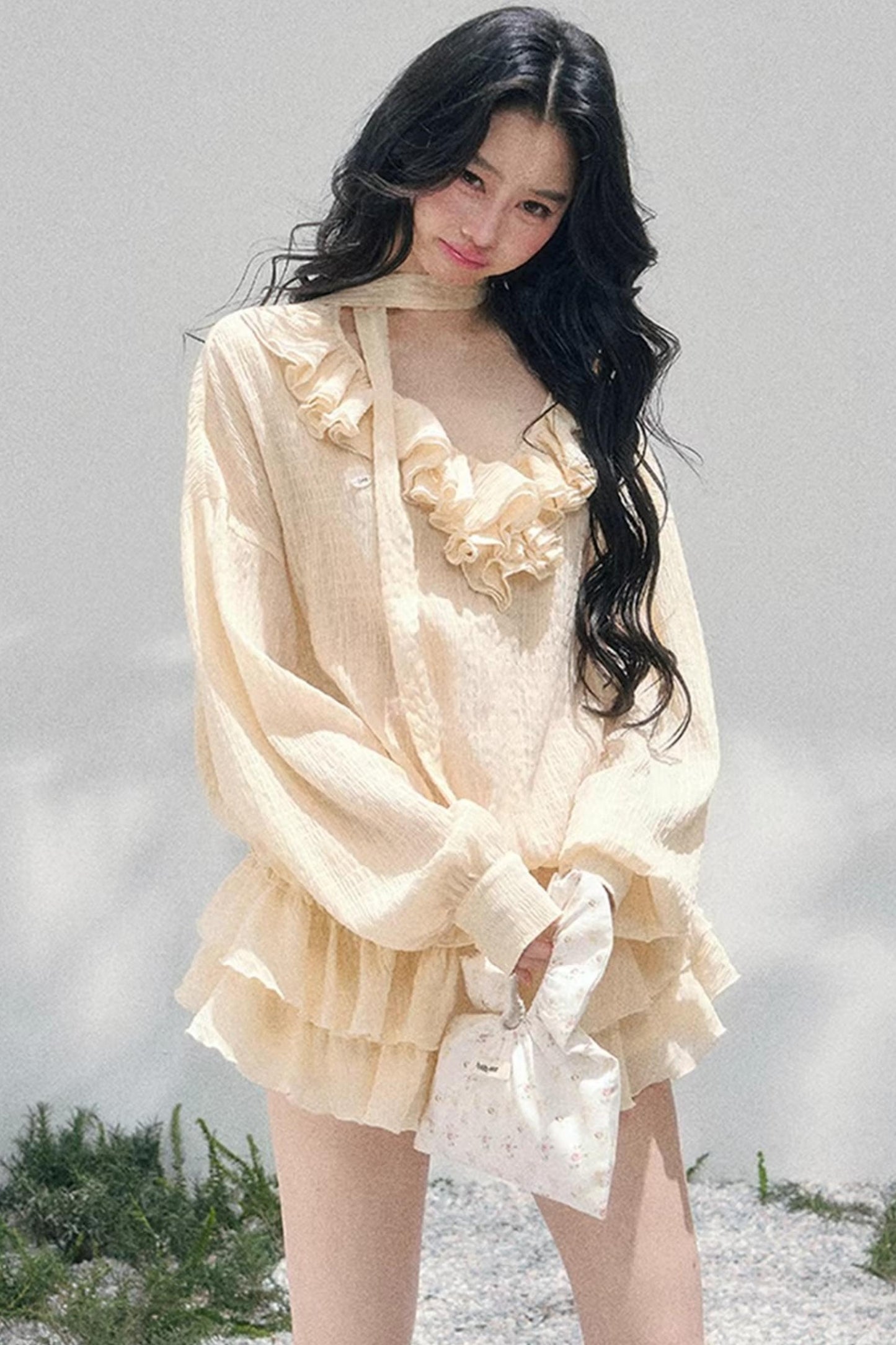 Evening Breeze French Dress Set