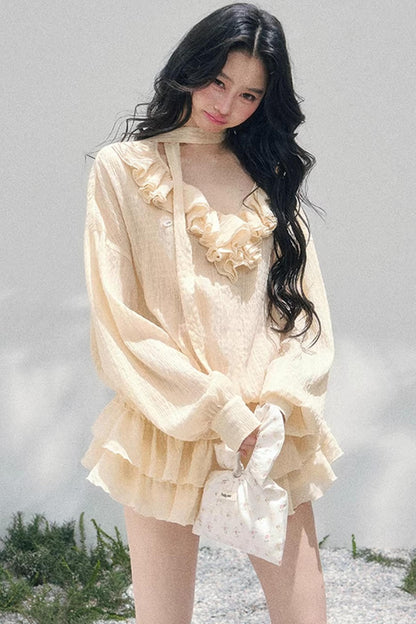 Evening Breeze French Dress Set