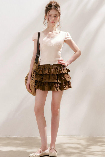 Softfit French Lace Top