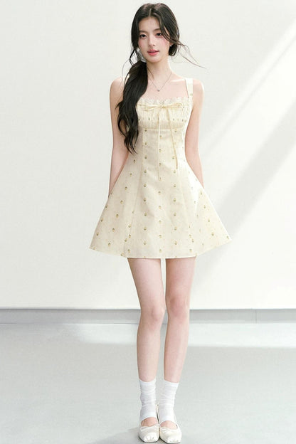 Elegant Floral A-Line Dress
