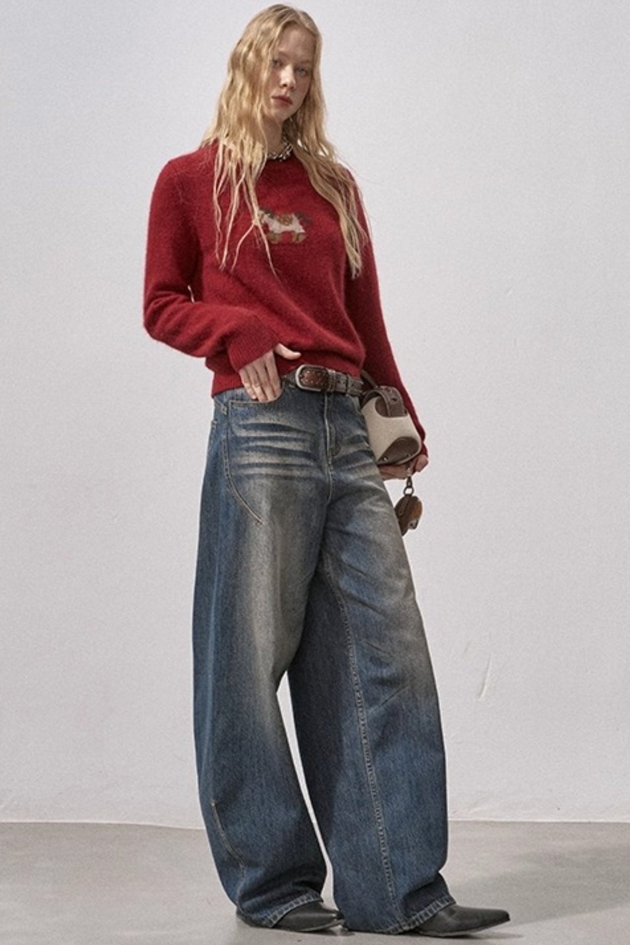 Seamless Whiskered Vintage Jeans