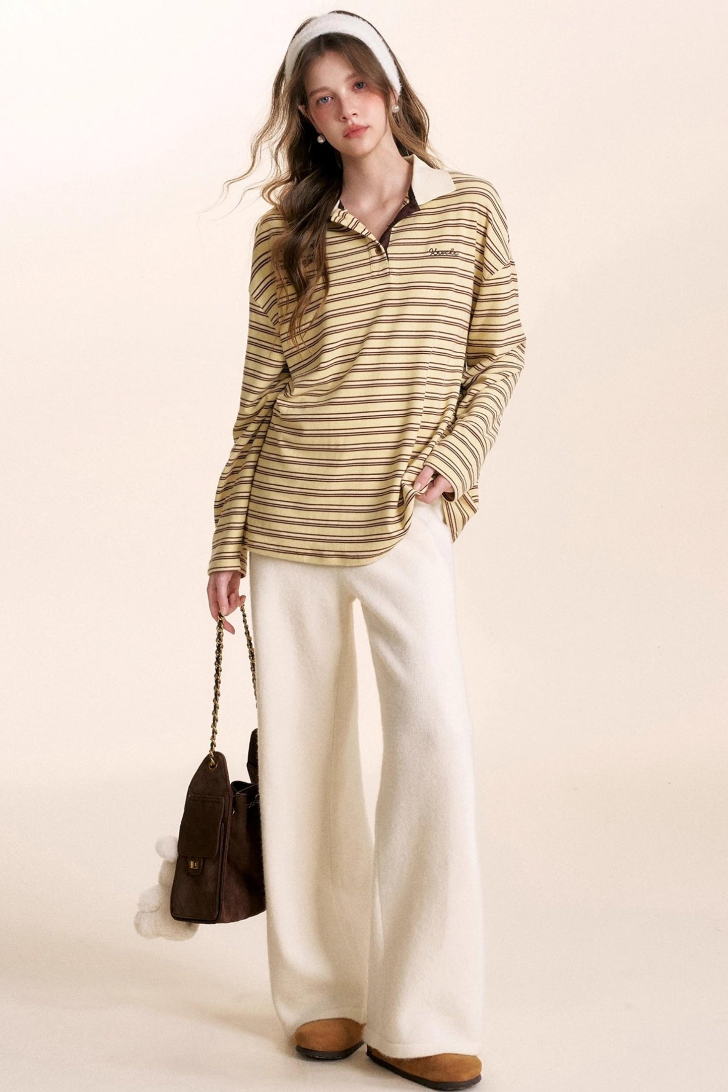 Retro Color-Blocked Polo T-Shirt