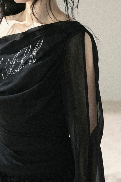 Fragrant Starlight Off-Shoulder Top