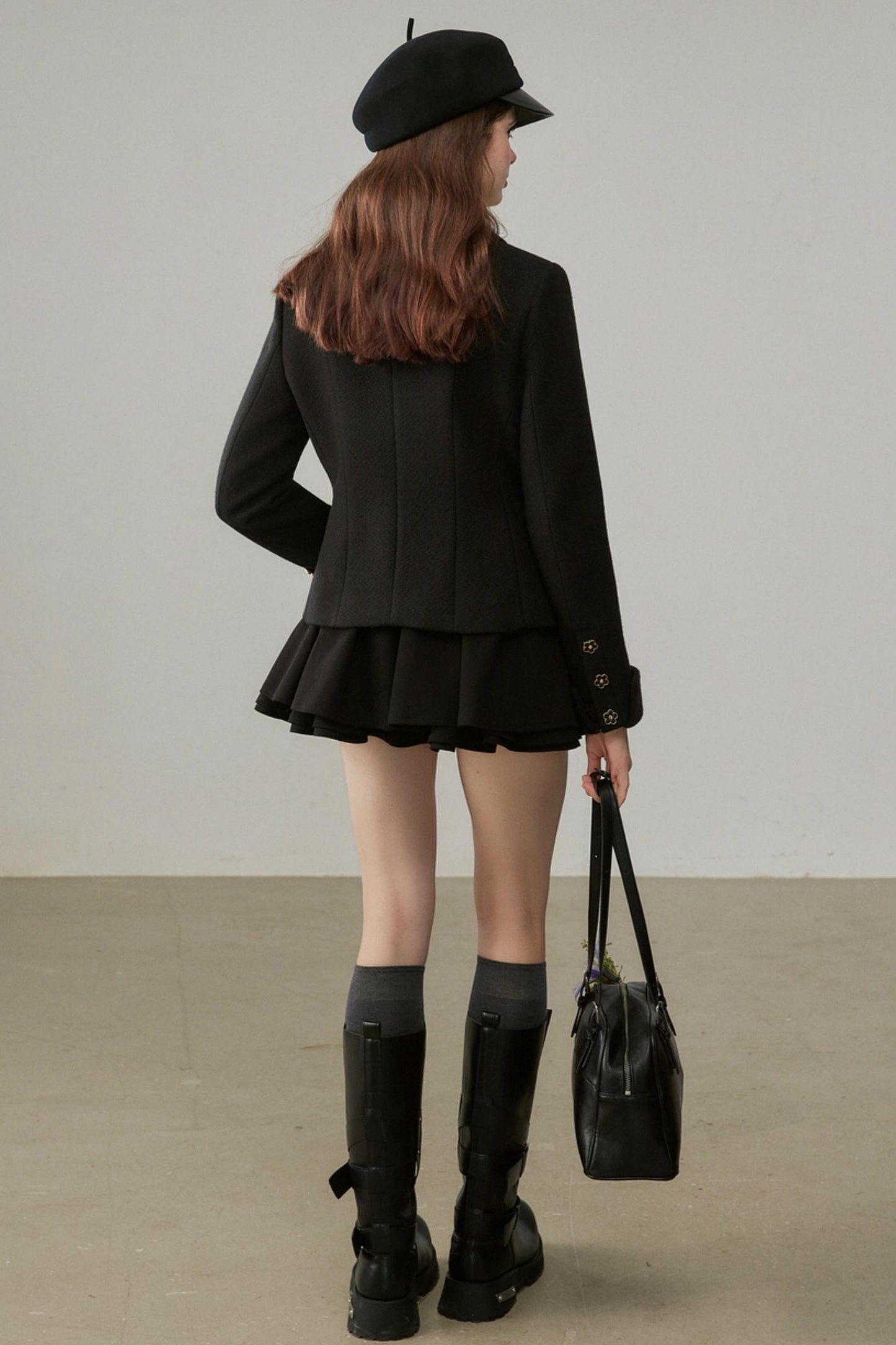 Winter Short Black Jacket
