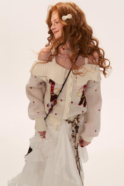 Long-Sleeved Knit Top