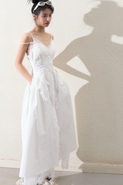 Elegant Waist Slip Dress