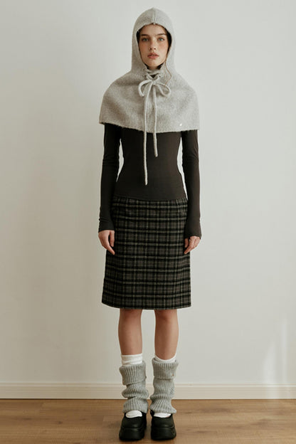 Soft Wool Blend Long-Sleeved Inner Top