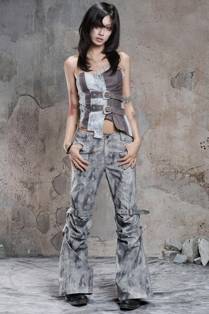 Retro Industrial Bandeau Top