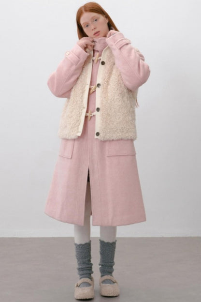 Strawberry Mousse Duffle Coat