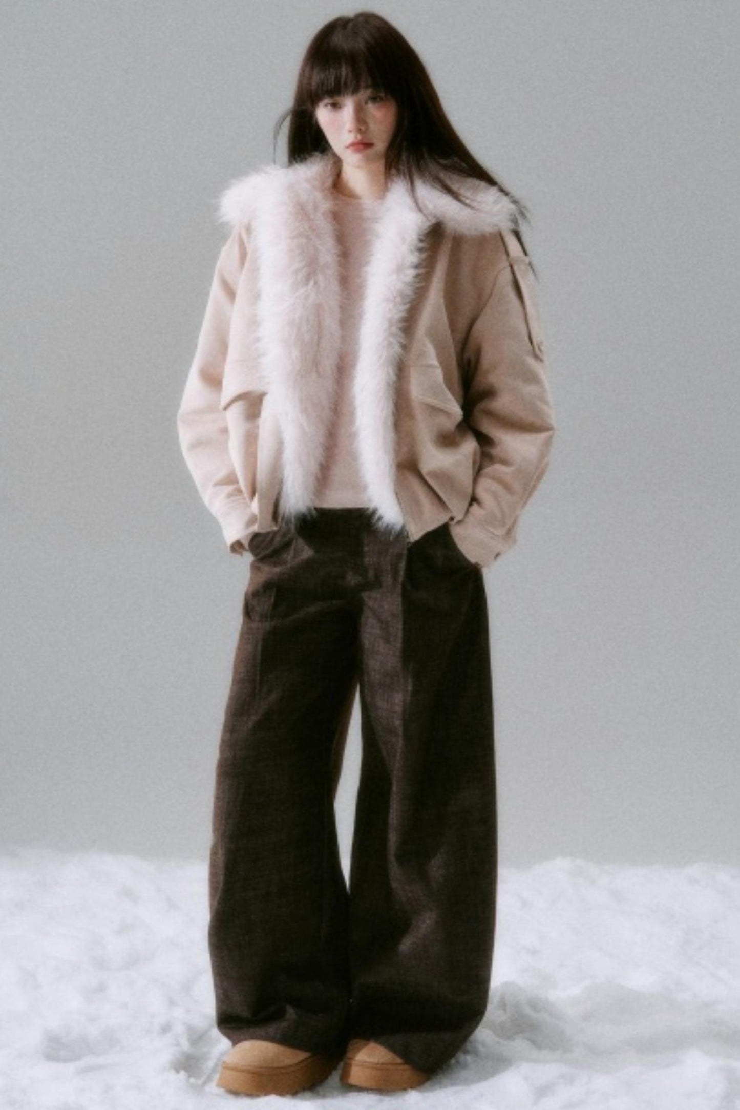 Plush Suede Bud Coat