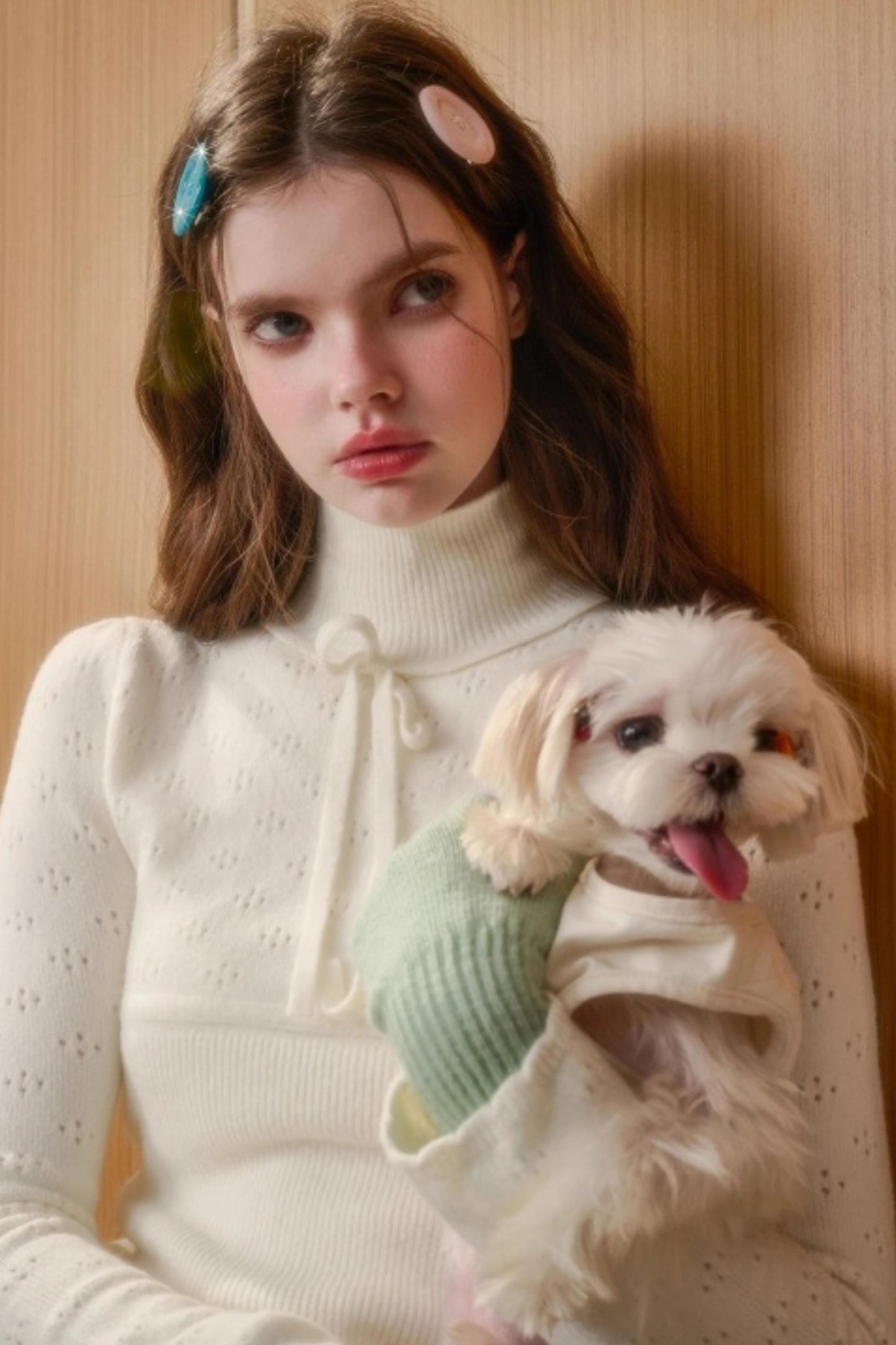 Milky Way Wool Slimming Sweater